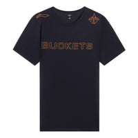Li-Ning Hoops Buckets Graphic T-shirt 'Black' ATSS585-1