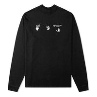 Off-White Crew Neck Street Style Long Sleeves Oversized OMAB032E20JER0051001