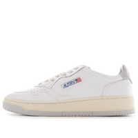 Autry Medalist Leather Low 'White Grey' AULM-BB50