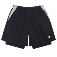 New Balance NB Logo 2 In 1 Short Asia Sizing 'Black' NVE25121-BK