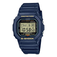 ساعة كاسيو جي شوك مربعة "زرقاء" DW-5600RB-2