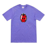 تي شيرت Supreme SS18 Ladybug مطبوع عليه صورة خنفساء بأكمام قصيرة للجنسين SS18-0178
