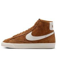 حذاء Nike Blazer Mid '77 Premium 'Light British Tan Hyper Crimson Sail' HF3157-200