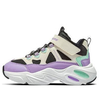 (GS) حذاء رياضي Skechers "بيج أسود بنفسجي" 303902L-WBPR