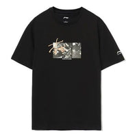 Li-Ning Sign Graphic T-shirt 'Black' AHSR521-3