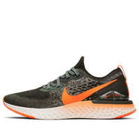 حذاء Nike Epic React Flyknit 2 "أسود برتقالي" CJ7794-381