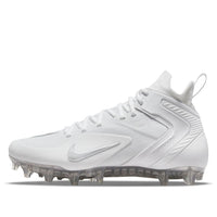 حذاء Nike Alpha Huarache 8 Elite باللون الأبيض المعدني الفضي CW4440-100