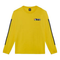 New Balance Crew-neck Casual All-match Sweater Pullover MenAsia Sizing 's Yellow AMT03528-ATY