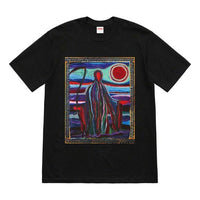 تي شيرت Supreme SS19 Reaper مطبوع بأكمام قصيرة للجنسين باللون الأسود SUP-SS19-10483