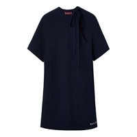 (WMNS) فستان غوتشي قطني مضلع سميك "أزرق داكن" 786470-XKD2S-4003