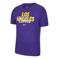قميص نايكي لوس أنجلوس ليكرز DNA Dri-FIT NBA بأكمام قصيرة باللون الأرجواني CK8959-547