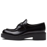 (WMNS) حذاء لوفر من الجلد المصقول PRADA Chocolate 50 مم "أسود" 1D246M_ULS_F0002_F_B050