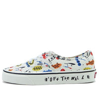 حذاء تزلج Vans الأصلي منخفض الرقبة باللون الأبيض الكريمي VN000QERYQ1