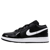 (GS) حذاء Air Jordan 1 Retro Low "أسود" رقم 553560-002