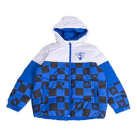 (GS) adidas Originals Long Down jacket 'Blue White' IN5205