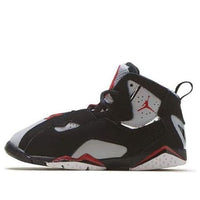 (TD) حذاء Air Jordan True Flight "أسود وأحمر ورمادي" 343797-060