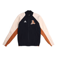 جاكيت بيسبول adidas Athleisure Casual Sports Woven Navy Blue DX8408