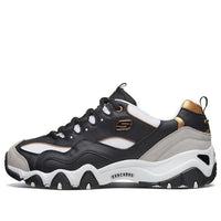 Skechers D'Lites 2.0 Low-Top Running Shoes Black/Gold 666106-BKGD