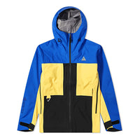 جاكيت Nike ACG Gore-tex الرياضي الكاجوال المقاوم للرياح بغطاء رأس أزرق CV0634-405