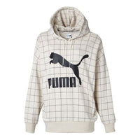 PUMA Breathable hooded Pullover Casual Sports Couple Style Creamy White 578339-02