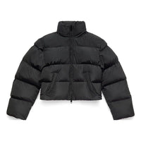جاكيت Balenciaga Shrunk Puffer Jacket أسود 751101TYD361000