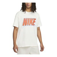 Nike Sportswear NRG T-Shirt 'White Orange' DO6368-010