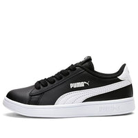 (PS) PUMA Smash V2 L Casual Board Shoes Black/White 365324-03