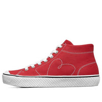 (WMNS) حذاء رياضي Skechers Bobs B Wild متوسط ​​الارتفاع باللون الأحمر 113305-RED