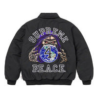 Supreme FW23 FW23 Week11 Peace Embroiderd Work Jacket 'Black' SUP-FW23-182