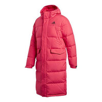 جاكيت adidas Stay Warm Sports بغطاء رأس وأسفل أحمر GK0663