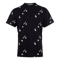 Off-White Logo Printing Short Sleeve Loose Fit Black OMAA038R21JER0101001