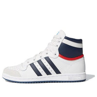 (GS) adidas Top Ten High J 'White Dark Blue' D74481