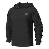 (WMNS) New Balance Sport Spacedye Hoodie Asia Sizing 'Black' WT21450-BKH