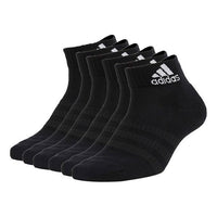 adidas Classic Breathable Basketball Socks Couple Style Black DZ9363