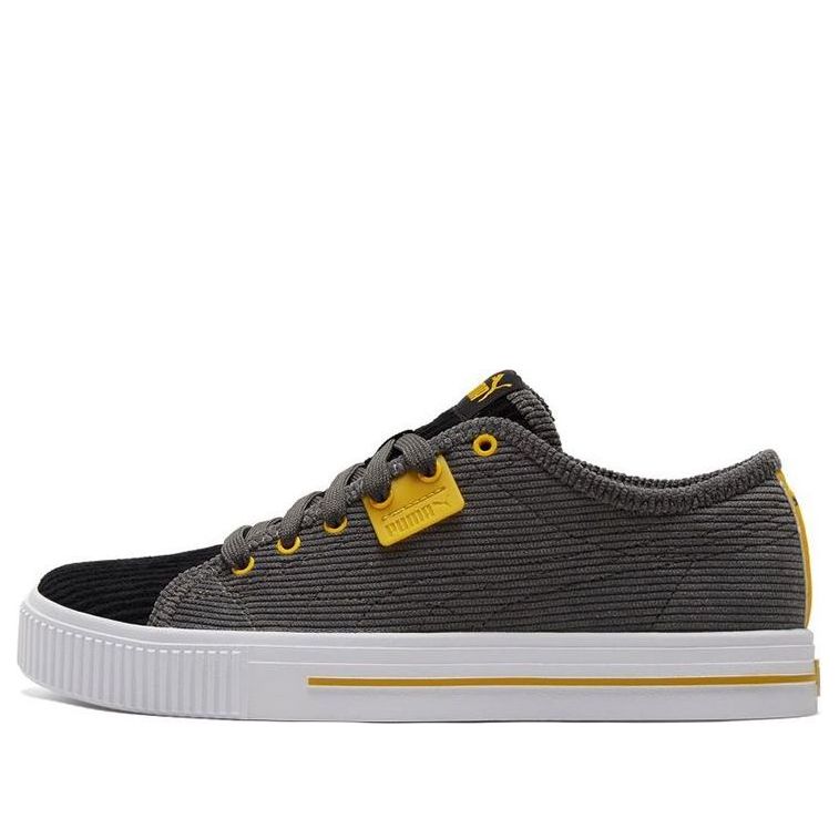 حذاء رياضي PUMA Ever Cord للجنسين - أسود/رمادي/أصفر، 383863-02