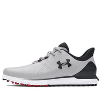 حذاء جولف HOVR Drive Fade Spikeless من Under Armour عريض "رمادي أسود" 3027085-101