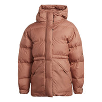 (WMNS) adidas by Stella McCartney Mid-Length Padded Winter Jacket 'Brown' HG6892