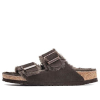 حذاء Birkenstock Arizona Shearling Suede Leather 'Mocca' 1020566