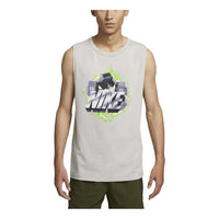 Nike Dri-FIT Training Gym Tank Top 'Grey' DX0909-012