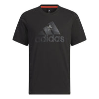 تيشيرت adidas Tech Logo "أسود" IA8093