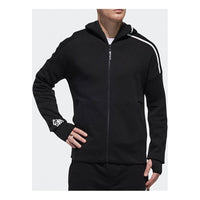 جاكيت حياكة adidas CNY HTT ZNE للرجال باللون الأسود EA2104