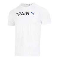 تيشيرت PUMA Graphic Train "أبيض" 523722-02