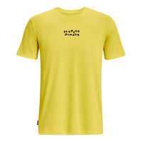 Under Armour Checkered Heavyweight T-shirt 'Yellow' 1376837-799