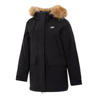 (WMNS) New Balance Winter Long Down Parka Jacket Asia Sizing 'Black Brown' AWJ34305-BK