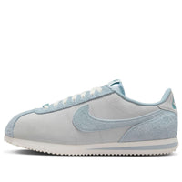 (WMNS) Nike Cortez Premium Leather 'Pure Platinum Armory Blue' HQ1500-043
