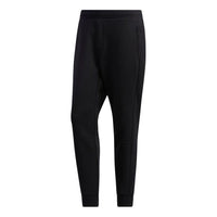 adidas Th Pnt Peach Solid Color Casual Cozy Bundle Feet Sports Pants Black GM4412