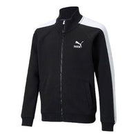 (GS) PUMA Classics T7 Track Jacket 'Black White' 530210-01