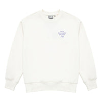 New Balance Logo Print Pullover 'White Purple' 5CD12152-IV