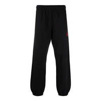 بنطال رياضي رجالي من Off-White Hands Off Red Arrow بقصّة فضفاضة باللون الأسود OMCH029F21FLE0021025
