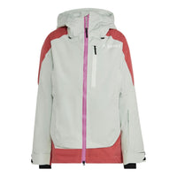 (WMNS) adidas Terrex MYSHELTER Snow 2-Layer Insulated Jacket 'White Pink' HI5484